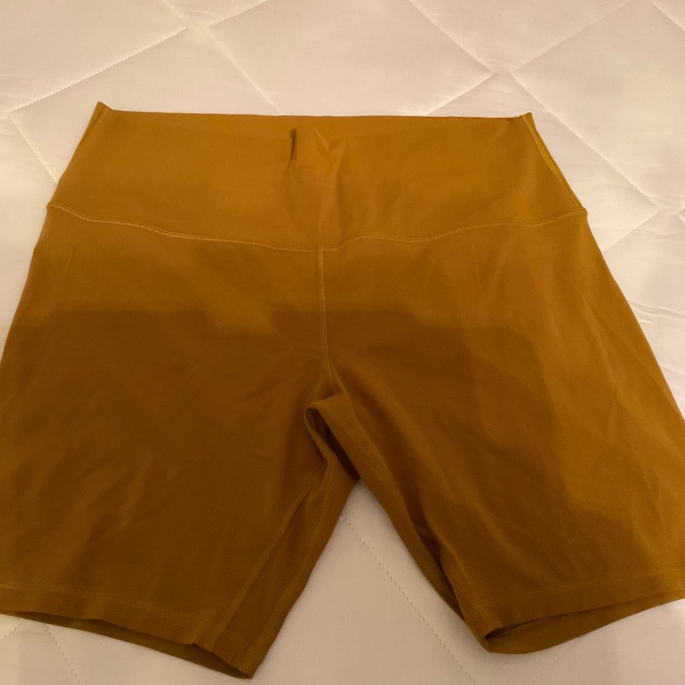Lululemon Gold high waist shorts
